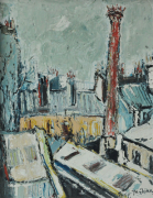 2-Paris 1962, 1962 RM 17,600.00-SOLD | Oil on board | 59.5 x 45.5 cm