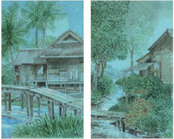 5-RM-1980.00-SOLD-Lot-20-Chin-Kon-Yit-Hijau-1-2-3-4-2005-Watercolour-on-paper-9-x-5.5-cm-x-4-pieces