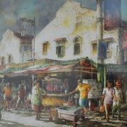 Jalan Petaling, Kuala Lumpur, 2012 RM 2,240.00-SOLD | Watercolour on paper | 76 x 56 cm