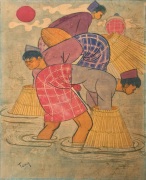 Lot-31-Chuah-Thean-Teng-Fisherman-Batik-55.5-x-45-cm