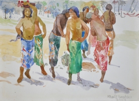 13-Khalil Ibrahim. East Coast Series (2004) 21cm x 30cm Watercolour on Paper