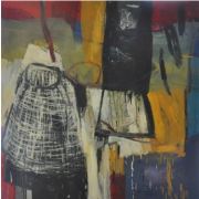 2-Cage - No 11, 2003 RM 7,150.00-SOLD | Oil on canvas | 92 x 92 cm