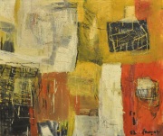 6-Cage No. 5, 2002 RM 4,950.00-SOLD | Oil on canvas | 77 x 92 cm