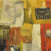 6-Cage No. 5, 2002 RM 4,950.00-SOLD | Oil on canvas | 77 x 92 cm