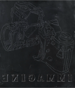 Immagine, 2000 RM 16,500.00-SOLD | Paint on wood | 50 x 42.5 cm