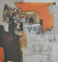 10-Awang Damit Marista "Kemudi Patah" (2001) 110 x 118.5 cm