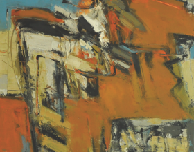 4-Awang Damit Ahmad "Iraga "Sketsa VII" (2011) 61 x 61 cm, Mixed media on canvas SOLD