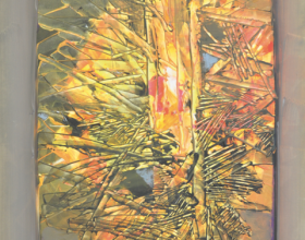 41-Raphael Scott Ahbeng "Woods" (2013) Acrylic on canvas, 90 x 60 cm