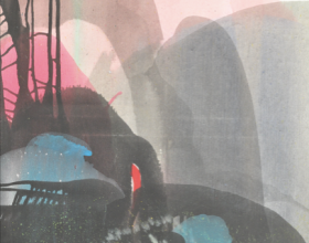 46-Raphael Scott Ahbeng "Garden in the Sky" (2008) Acrylic on canvas, 88.5 x 58
