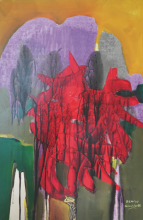 47-Raphael Scott Ahbeng "Good Earth" (2002) Acrylic on canvas, 91 x 60 cm