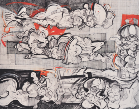 62-Zulkifli Yusoff, Teenagers Dream, 1997,Acrylic on Canvas, 152 x 152 cm