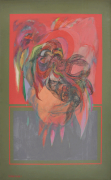 12-Bird, 1975 RM 264,000.00-SOLD | Acrylic on canvas | 98.5 x 60.5 cm