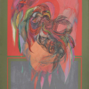 12-Bird, 1975 RM 264,000.00-SOLD | Acrylic on canvas | 98.5 x 60.5 cm
