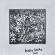 8-Untitled, 1996 ibrahim Hussein "Ramayana" (1998) pen on cloth, 42 x 42 cm