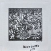 8-Untitled, 1996 ibrahim Hussein "Ramayana" (1998) pen on cloth, 42 x 42 cm