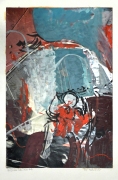 Ibrahim Hussein, Datuk The Traveller,1964 29 x 19 cm