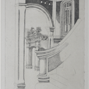 3-Istana Pelamin, Kedah, 1986 RM 4,950.00-SOLD | Etching 292:300 | 23.5 x 17.5 cm