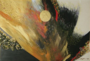 1-Lembah Bayangan Series, 1989 RM 7,150.00-SOLD | Acrylic on paper | 37 x 56 cm