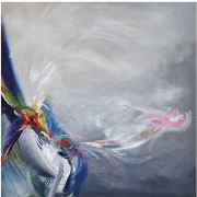 2-Penerbangan Cenderawasih Merak Sakti, 1990RM 28,600.00-SOLD | Acrylic on canvas | 122 x 122 cm