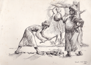 20-Ismail-Mat-Hussin-Two-Farmers-1986-3-Pen-on-paper-21-x-29.5-cm-RM-1200-2500-