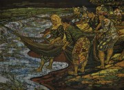 28-Rezeki Hari Ini, 2010 RM 26,880.00-SOLD | Batik | 80 x 110 cm