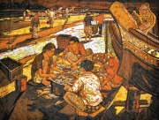 29-RM 73,920 Pantai Sabak Fishing Village, 2011 Batik 118 x 143 cm