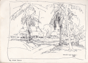 32-Ismail-Mat-Hussin,-Kg.-Kuala-Besar,-1985,-Pen-on-paper,-18.5-x-27-cm