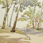 Ismail Mat Hussin, 37 x 49cm Watercolour on paper, Signed _ISMAIL MAT HUSSIN 2001_ on lower right