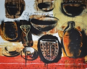 1-Bekas-bekas, 1999 RM 19,800.00-SOLD | Mixed media on paper | 78 x 98.5 cm