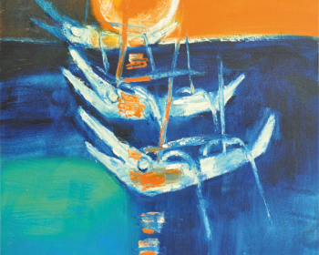 6-Dua-Perahu-2011RM-7700.00-SOLD-Oil-on-canvas-70-x-70-cm