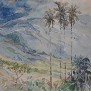 1-Khalil-Ibrahim-Landscape-Drawing-1980s