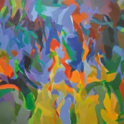 32-Colour:Forms II, 1995 RM 39,600.00-SOLD | Acrylic on canvas | 105 x 140.5 cm