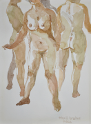 44-Nude Series, 2006 RM 3,360.00-SOLD | Watercolour on paper | 30 x 21 cm