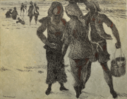 59-RM 3,696.00 Khalil Ibrahim "East Coast Series" (1995) 16.5 x 22 cm, ink on Board