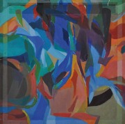 60-Perbicaraan VI, 2002 RM 20,160.00-SOLD | Acrylic on board | 38.5 x 39 cm