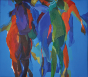 62-rm 39,200 Khalil-Ibrahim-'Velocity-IV'-(2003)-A-Continued-Dialogue-59cm-x-69cm-Acrylic-on-Canvas