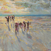 65-rm 10,640 Khalil-Ibrahim-Xxxxx,-1982-Watercolour-on-paper-27-x-35-cm