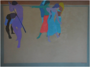 8-Contemplation, 1981 RM 52,800.00-SOLD | Acylic on canvas | 91 x 122 cm