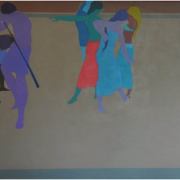 8-Contemplation, 1981 RM 52,800.00-SOLD | Acylic on canvas | 91 x 122 cm