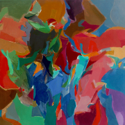 9-Khalil-Ibrahim-“Abstract”-1992-Acrylic-on-Canvas-97cm-X-115.5cm-RM-16000-24000