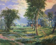 Khalil-Ibrahim-_East-Coast-Imaginary-Landscape_-1997-52cm-x-79-cm-Oil-on-Canvas-1