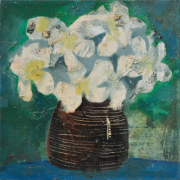 11-Still Life I, 1979 RM 5,500.00-SOLD | Oil on canvas| 30 x 30 cm