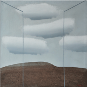 5-Clouds over the Rocks, 1982 RM 37,400.00-SOLD | Acrylic on canvas | 89.5 x 89.5 cm