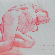13- RM896 Reclining Nude, 2012 Pastel on paper, 29.6 x 42 cm
