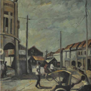 7-Carnorvan Street, Undated RM 14,300.00-SOLD | Oil on board | 46.5 x 42 cm