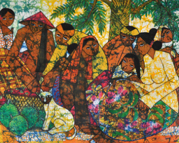10-RM-12100.00-SOLD-Kwan-Chin-Fruit-Sellers-201384-x-148-cm-Batik-RM-12000-18000