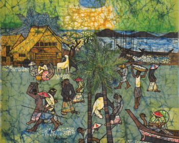 12-A-Day-At-Work-Green-Series-2012-RM-8800.00-SOLD-Batik-74-x-74-cm