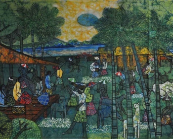 13-Village-Scene-2013-RM-10450.00-SOLD-Batik-84-x-150-cm
