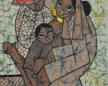 75-Goh-Kwan-Chin-2011-Mother-and-Child-II-Batik-54cm-x-45cm