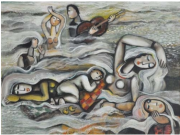 4-Song of Nature, 2001 RM 22,000.00-SOLD | Oil on canvas | 90 x 120 cm